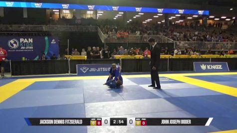 John Joseph Boder vs Jackson Dennis Fitzgerald 2025 Pan Kids Jiu-Jitsu IBJJF Championship