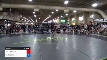 110 lbs Quarters - Hannah Lopez, Lions Wrestling Academy vs Libby Roberts, Inland Northwest Wrestling Training Center