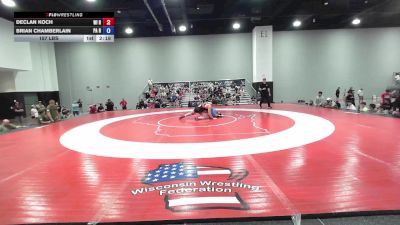 157 lbs Declan Koch, Wisconsin Red vs Brian Chamberlain, Pennsylvania Red