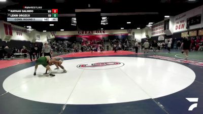 144 lbs Cons. Round 3 - Nathan Galindo, Whittier vs Lenin Orozco, Riverside Poly