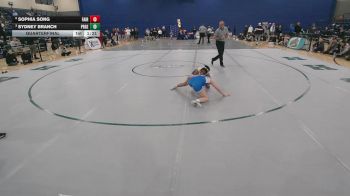 100 lbs Quarterfinal - Sydney Branch, Prince George vs Sophia Song, Fairfax
