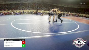 131 lbs Quarterfinal - Shipley Simmons, Shelton Wrestling Academy vs RYAN SMITH, Darko Valley Wolfpak