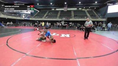 Consi Of 8 #2 - Kenyen Littleton, Laurel vs Ryan James, Elmer