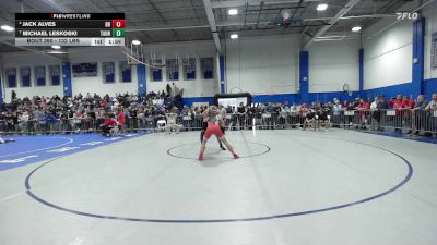 132 lbs Consolation - Jack Alves, Bridgewater-Raynham vs Michael Leskoski, Taunton