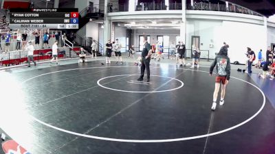84 lbs 3rd Place Match - Ryan Cotton, Elite Athletic Club vs Calihan Weber, Demolition Wrestling Club