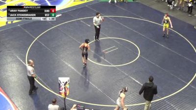 103 lbs Semifinal - Arav Pandey, Cumberland Valley vs Jack Stonebraker, West Allegheny