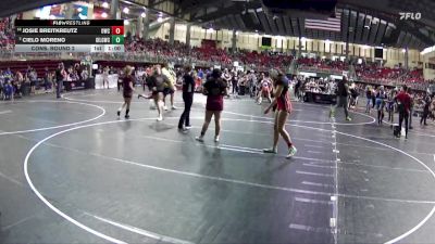 165 lbs Cons. Round 2 - Cielo Moreno, Grand Island Legacy Girls Wrestling Club vs Josie Breitkreutz, Ord Wresting Club