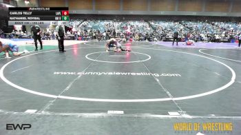 145 lbs Consi Of 8 #2 - Carlos Telly, Las Plumas vs Nathaniel Roybal, NM Bad Boyz