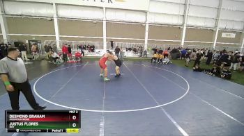 285 lbs Cons. Round 1 - Desmond Graham, Mountain Ridge vs Justus Flores, Roy