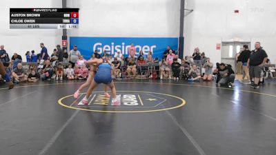 61 lbs Rr Rnd 1 - Auston Brown, Ohio Goons - W vs Chloe Owen, Team Worldwide - W