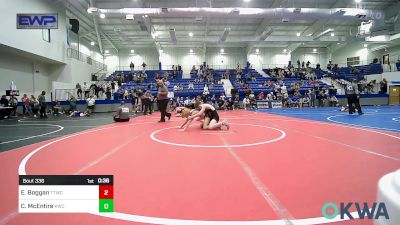 119 lbs Consolation - Eli Boggan, Team Tulsa Wrestling Club vs Conner McEntire, Keystone Kids Wrestling Club