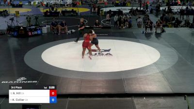 235 lbs 3rd Place - Angel Hill, CA vs Kinslee Collier, OK