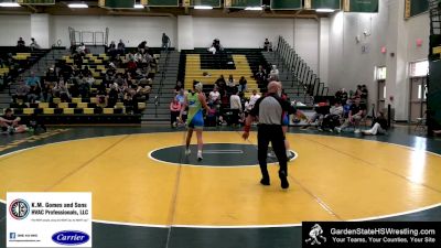 Girls-132 lbs 3rd Place Match - Scarlett Prendergast, Kovach`s Conquerers vs Allison Castellanos, Clarke`s Dream Team