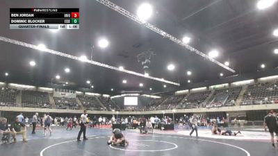115 lbs Quarterfinal - Ben Jordan, Uniontown vs Dominic Blocker, Essex