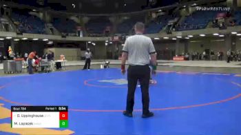 160 lbs Semifinal - Owen Uppinghouse, Quincy Senior vs Matt Lapacek, Downers Grove South