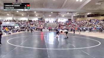 AA 144 lbs Champ. Round 1 - Donald Ray Rogers, Springfield High School vs Cruz Pryor, Nolensville High School