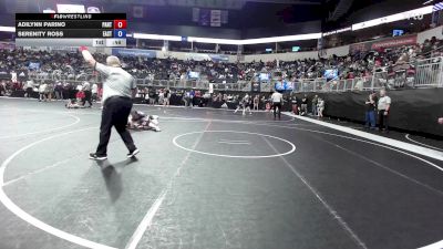 115-127 lbs Semifinal - Adilynn Parino, Panther Powerhouse Wrestling vs Serenity Ross, East Kansas Eagles