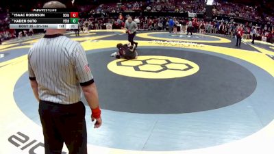 D1-144 lbs Cons. Round 2 - Kaden Soto, Perrysburg vs Isaac Robinson, St. Charles