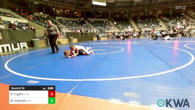 96 lbs Round Of 16 - Raider Fugett, R.A.W. vs Wade Cottman, Smith Wrestling Academy