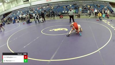 14U Boys - 115 lbs Cons. Round 3 - Bowen Pearson, Oklahoma vs Sanchir Edington, Bishop McCort High School Wrestling