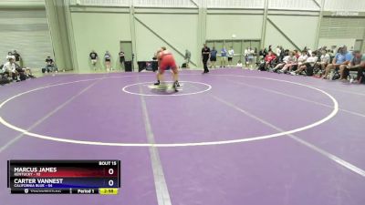 190 lbs Quarters & 1st Wb (16 Team) - Marcus James, Kentucky vs Carter Vannest, California Blue