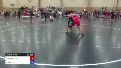 215 lbs Consi Of 16 #2 - Nick Boselli, Cowboy Wrestling Club vs Garrett Pelt, Coastline Wrestling Academy