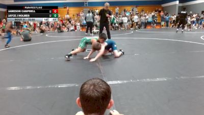 75/80 Round 2 - Jameson Campbell, Legacy Elite Wrestling Club vs Jayce J Holmes, Summerville Take Down