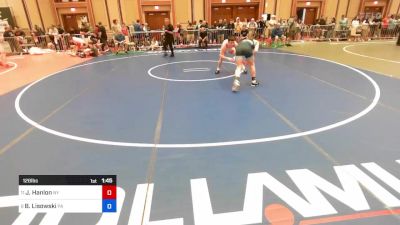 126 lbs Round Of 16 - Jacob Hanlon, Ny vs Brayden Lisowski, Pa