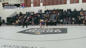 117 lbs Cons. Round 3 - Gisele Gallegos, Augsburg University vs Margaret Gillmore, Wisconsin Stevens Point