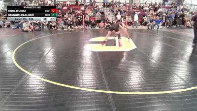 132 lbs Cons. Round 1 - Bannock Paolucci, Poudre vs Tighe Moritz, Central