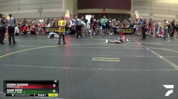 78 lbs Semis & 1st Wrestleback (8 Team) - Ayden Hudson, Pitbulls Elite vs Gage Enos, Metro All Stars