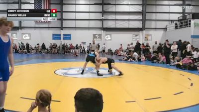 125 lbs Round 3 (6 Team) - Banks Wells, MIDLOTHIAN MINERS WRESTLING CLUB vs Jimmy Johnson, SOUTH AUGUSTA WRESTLING