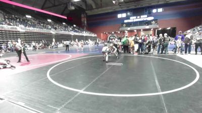 69 lbs Round Of 16 - Cree Garza, No Team vs Landis McQuillen, Victory WC Loveland