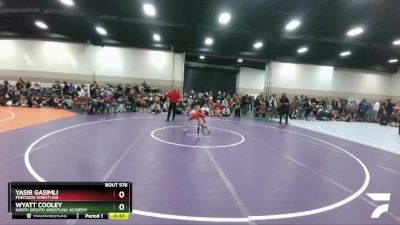 58-58 lbs Round 2 - Wyatt Cooley, North DeSoto Wrestling Academy vs Yasir Gasimli, Precision Wrestling