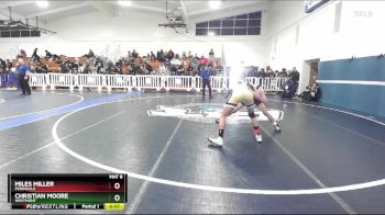 126 lbs Cons. Round 3 - Miles Miller, Peninsula vs Christian Moore, Westmont