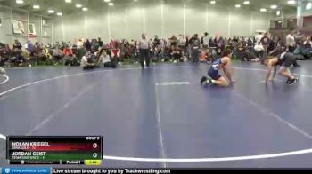 152 lbs Round 2 (6 Team) - Nolan Kriegel, Iowa Gold vs Jordan Geist, Tennessee White