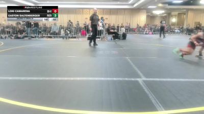 46 lbs Semifinal - Loki Camarena, So-Cal Hammers vs Easton Saltenberger, Patriot Mat Club