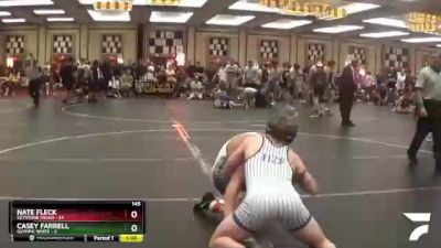 145 lbs Round 1 (6 Team) - NATE FLECK, Keystone Crush vs Casey Farrell, Olympic White