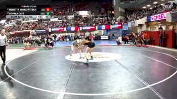 G - 110 lbs Cons. Round 3 - Beretta Winkowitsch, Cut Bank Girls vs Sophia Catt, Billings Senior High School Girls