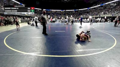 70 lbs Round Of 32 - Dozier Young IV, Shaler vs Camdin Adams, Frankin