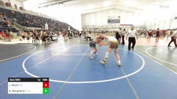 150 lbs Quarterfinal - Jhmai Boyd, Basic Wrestling vs Kieran Daugherty, Yucaipa Thunder