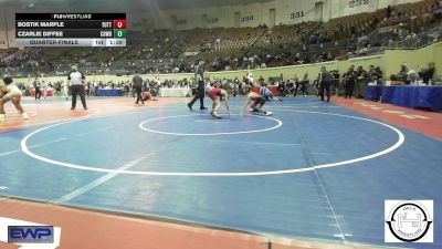 88 lbs Quarterfinal - Bostik Marple, Tuttle vs Czarlie Diffee, Cowboy Wrestling Club