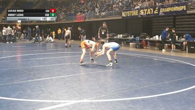 90 lbs Consy 2 - Lucas Reed, Lehighton vs Jimmy Long, Seneca Valley