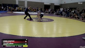 115 lbs Semis (4 Team) - Ayden Chapman, Quad County vs Colton Libson, Brainerd