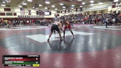 JV-38 lbs Quarterfinal - Francisco Valdez, NH/TV vs Maddox Wilkinson, Cedar Falls