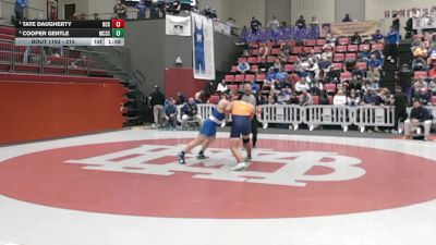 215 lbs Semifinal - Tate Daugherty, Nashville Christian School vs Cooper Gentle, McCallie School
