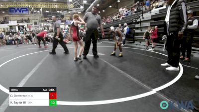 58 lbs Consolation - Kolton Tyler, Choctaw Ironman Youth Wrestling vs Beckam Kolar, Team Nomad