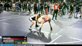 110 lbs Cons. Round 2 - Maddox Roybal, Duran Wrestling Club vs Noah Hope, Duran Wrestling Club