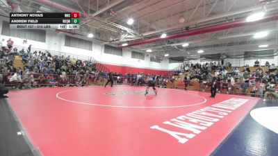 215 lbs Consi Of 8 #1 - Anthony Novais, Winnacunnet vs Andrew Field, Winnisquam