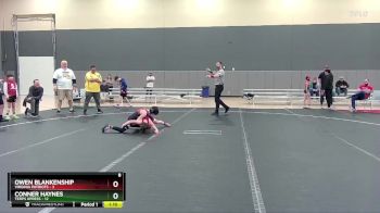 68 lbs Round 2 (6 Team) - Conner Haynes, Terps Xpress vs Owen Blankenship, Virginia Patriots